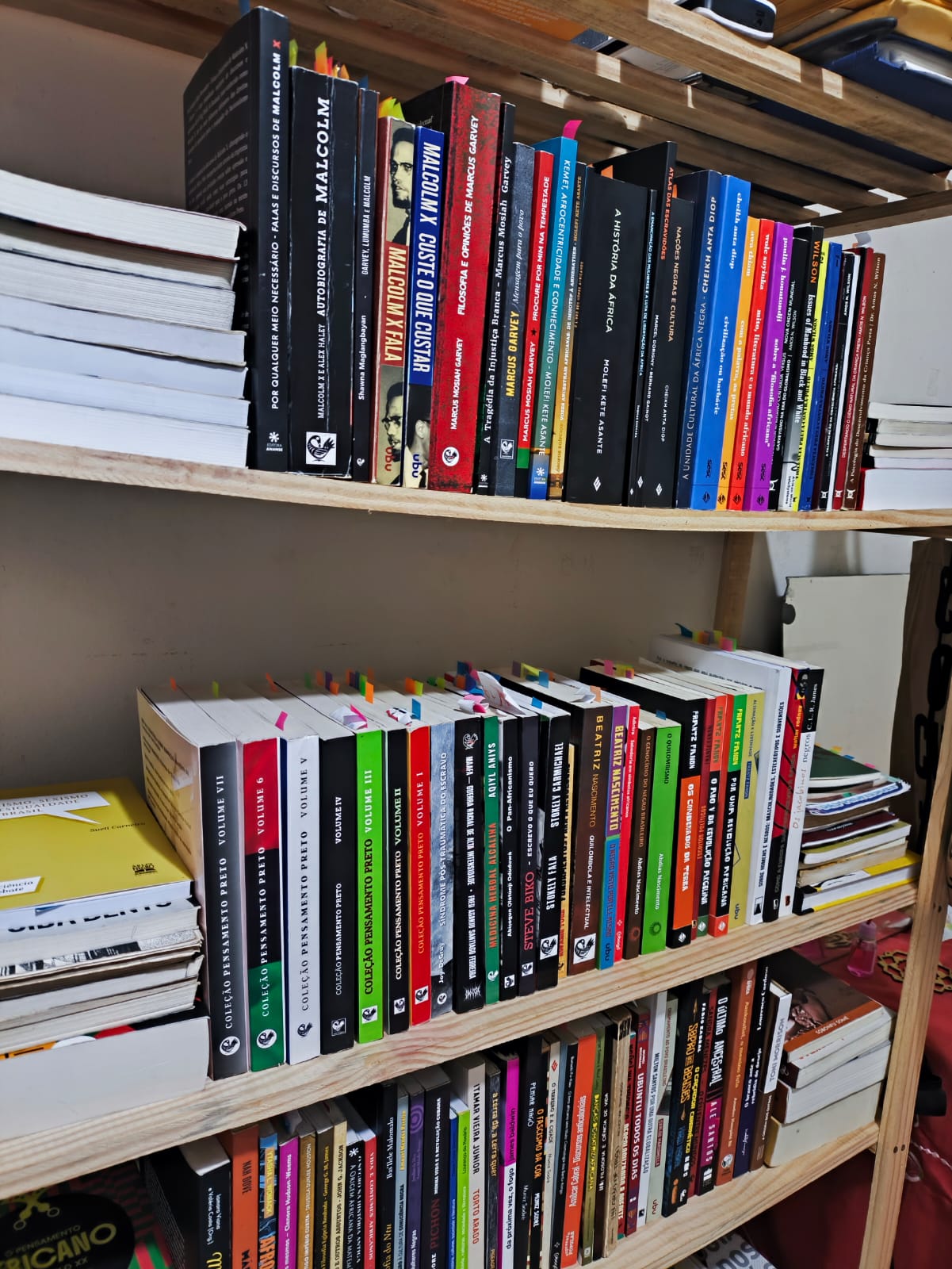 Livros encadernados em couro no acervo REDUAU